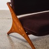 A Mermelada Estudio Espresso Brown Velvet Sofa - 3