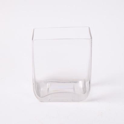 A Semi-Circular Glass Vase