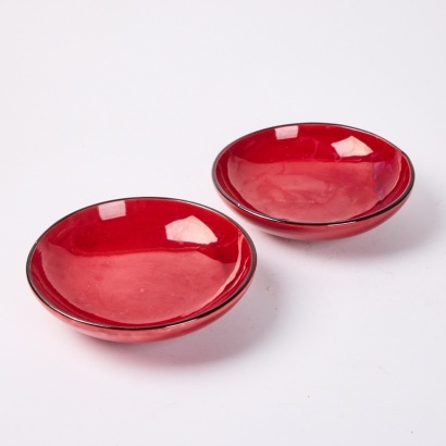 A Pair of Italian Nicola Fasano Ceramic Bowls