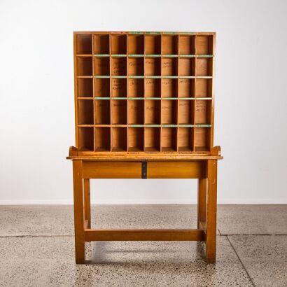 A Vintage Airport Sorting Shelves