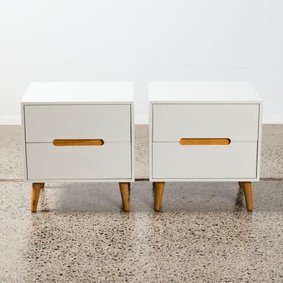 A Pair Of Contemporary Bedside Tables
