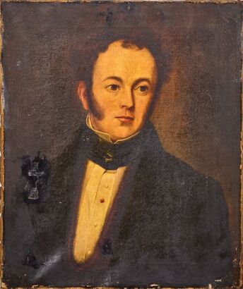 An Original Antique Oil Portrait