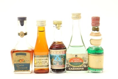 (1) Mixed Liquor Miniatures, 5 Bottles Sold as One Lot