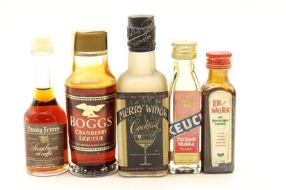 (1) Mixed Liquor Miniatures, 5 Bottles Sold as One Lot