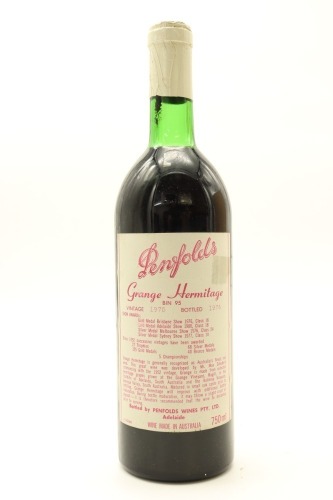 (1) 1975 Penfolds Grange Bin 95, South Australia [JR18]