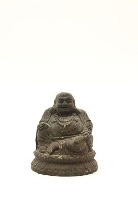 A stone Maitreya figurine
