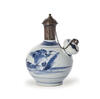 A Late Ming/Early Qing Dynasty Blue and White Kendi