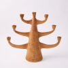 A Heather Chesterman Pottery Candelabra