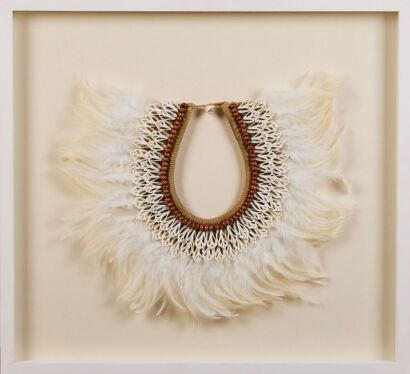 A Necklace made from Feathers and Shells, Indonesia