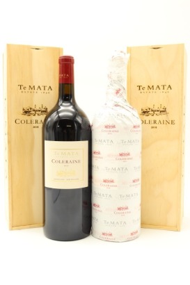 (2) 2018 Te Mata Estate Coleraine, Hawke's Bay, 1500ml (GB) ♦