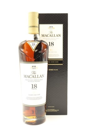 (1) The Macallan 18 Year Old 2020 Release Sherry Oak Single Malt Scotch Whisky, 43% ABV (GB)