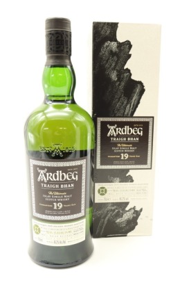 (1) Ardbeg 'Traigh Bhan' 19 Year Old Batch #1 Single Malt Scotch Whisky, 46.2% ABV (GB)