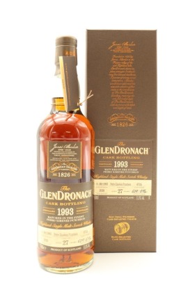 (1) Glendronach 1993 PX Puncheon Butt 27 Year Old #6735 Single Malt Scotch Whisky, 51% ABV (GB)