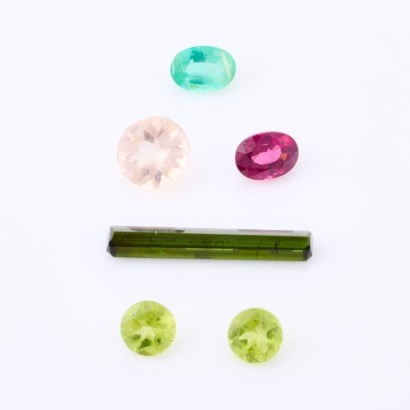 Parcel of Five Mixed Gemstones