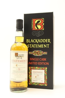 (1) Clynelish 1989 Blackadder Raw Cask Statement 31 Year Old Single Malt Scotch Whisky, 46.8% ABV (GB)