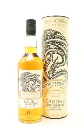 (1) Cardhu Game of Thrones 'House Targaryen' Gold Reserve Single Malt Scotch Whisky, 40% ABV (GB)