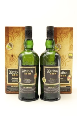 (2) Ardbeg Drum Limited Edition Islay Single Malt Scotch Whisky, 46% ABV (GB)