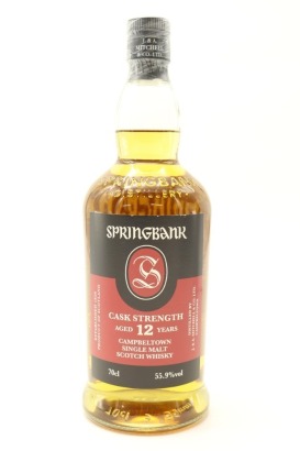 (1) Springbank 12 Year Old Cask Strength 2021 Release Single Malt Scotch Whisky, 55.9% ABV