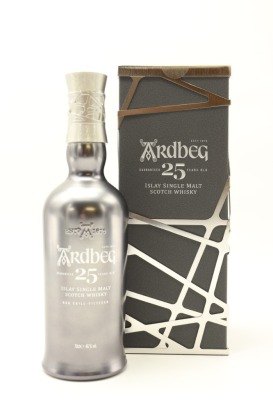 (1) Ardbeg 25 Year Old 2020 Released Single Malt Scotch Whisky, 46% ABV (GB)
