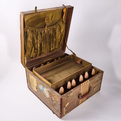A Vintage Footwear Travel Case