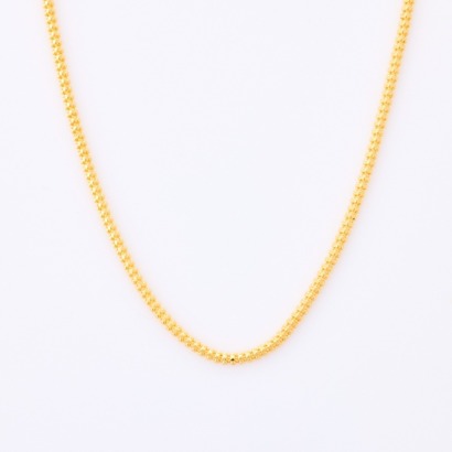 21ct Yellow Gold, 58cm Beaded-style Chain