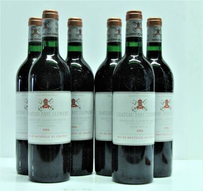(6) 1994&nbsp;Chateau Pape Clement, Pessac Leognan