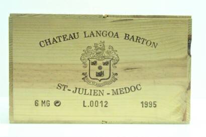 (6) 1995&nbsp;Chateau Langoa Barton 1500ml, St Julien