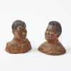 A Pair of Colonial Kauri Gum Busts - 2