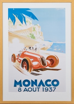 A Repoduction Monaco Poster