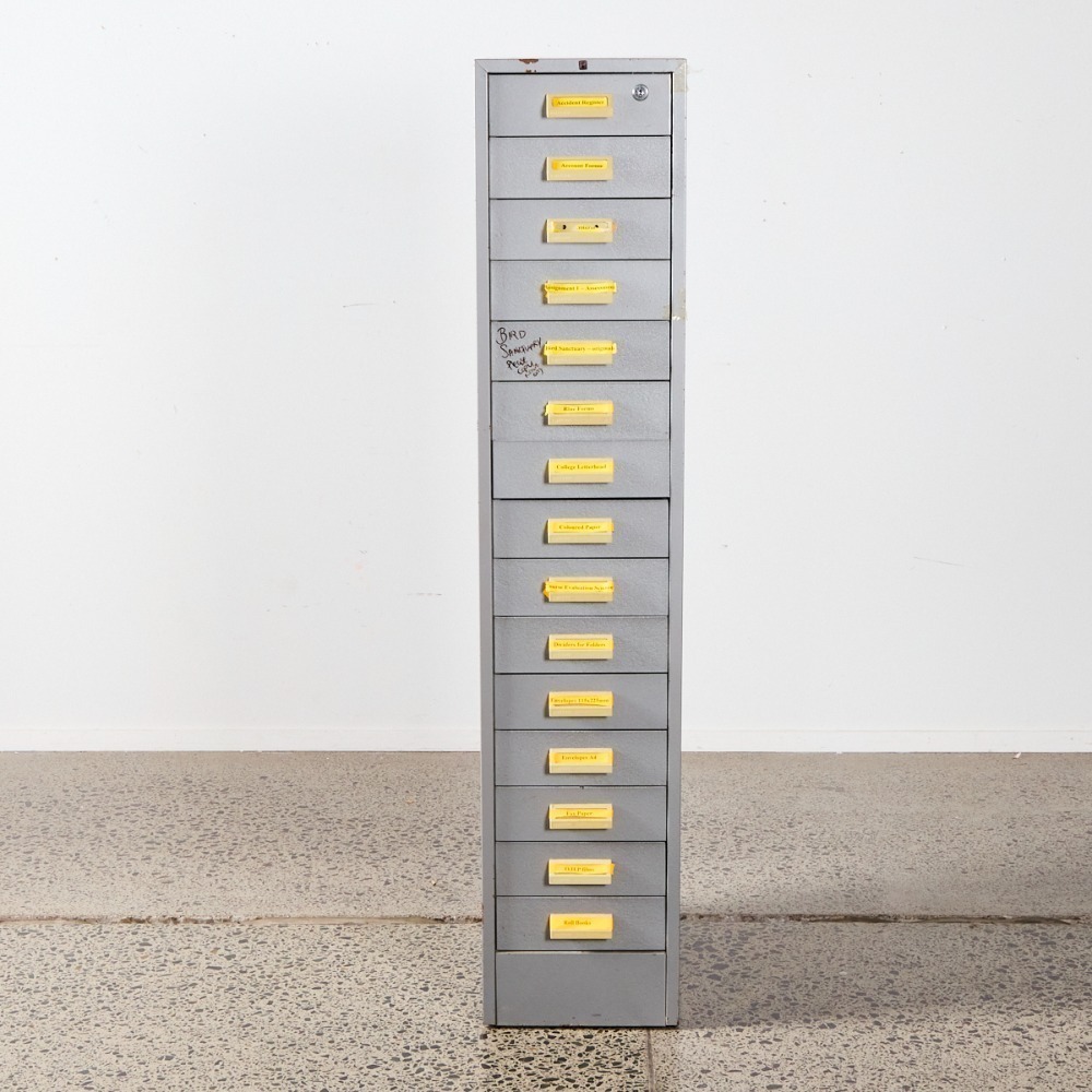 Filin Unit Complete A Tall Industrial Filing Unit