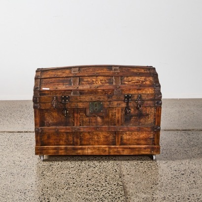 A Large Wooden Trunk by Saxby's