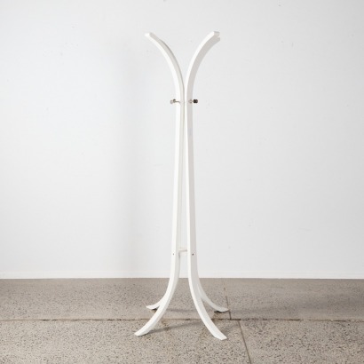 A White Styled Coat Rack Stand