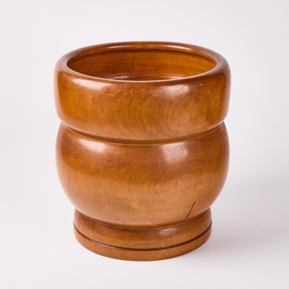 A Turned Wood Jardiniere