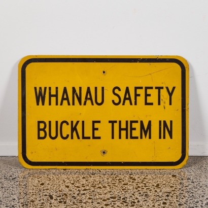 A Whanau Safety Sign
