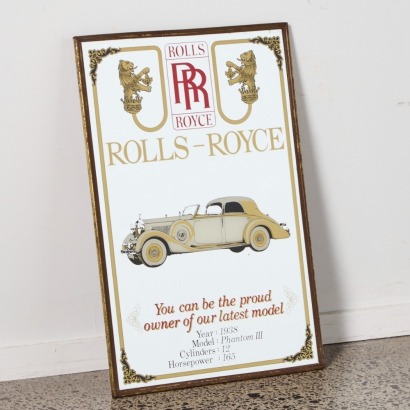 A Retro Rolls Royce Mirror