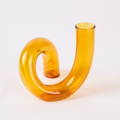 An Orange Glass Ornament