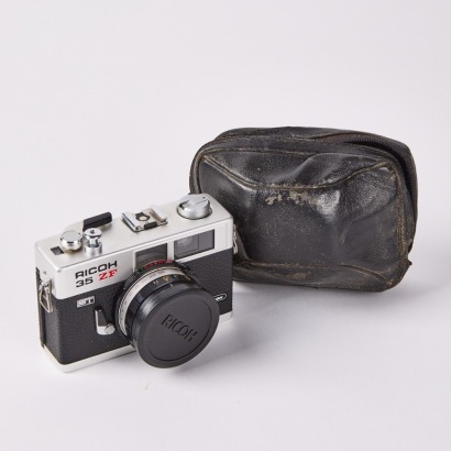 A Ricoh 35 ZF Camera in Case