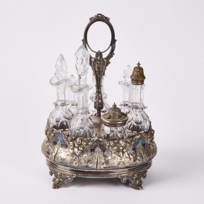 An Art Nouveau Cruet Set