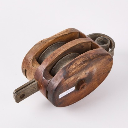 A Wood and Iron Maritime Pulley