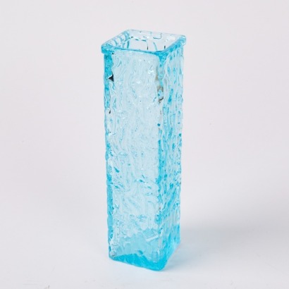 A Blue Rectangular Specimen Vase