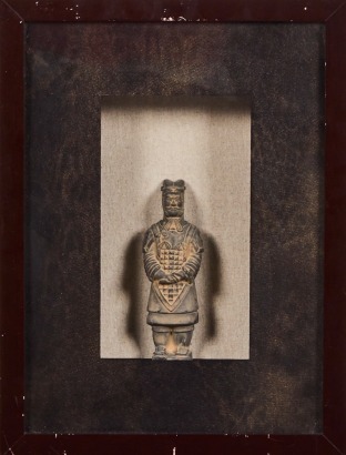 A Framed Terracotta Soldier