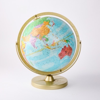 A Vintage World Globe