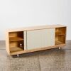 A Custom Made Contempory Sideboard With Peg Board Doors - 2