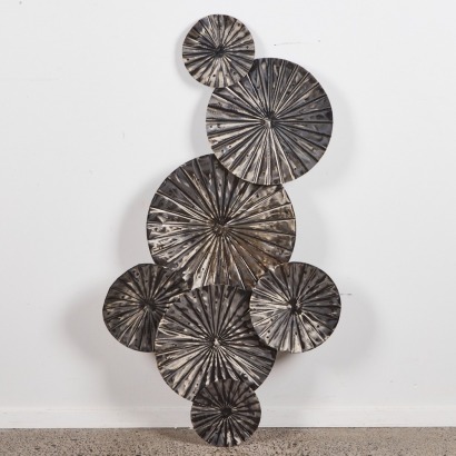 A Modern Design Metal Wall Hanging