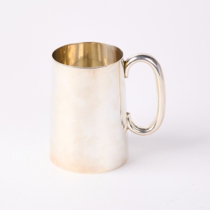 An English Sterling Silver Pint Mug