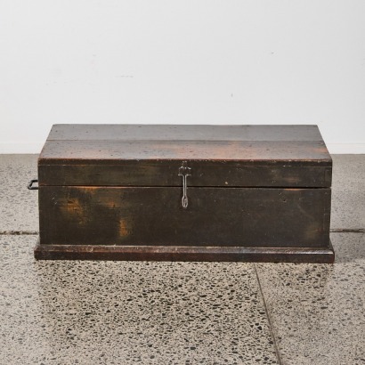 An Antique Wooden Trunk