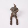 An Antique Cast Bronze Labrador Door Knocker