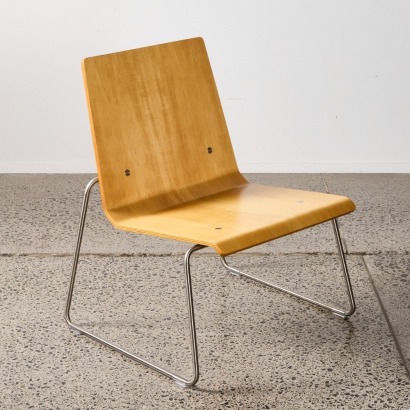 A Modernist Birch Ply Lounge Chair