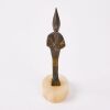 A Bronze Osiris Sculpture On Marble Base