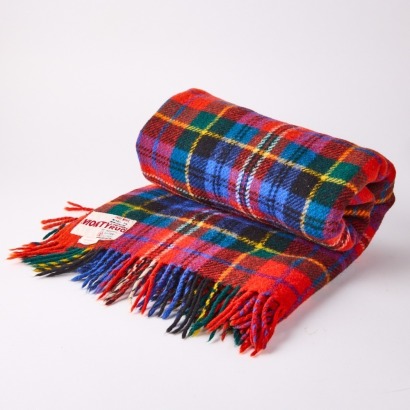 A NZ Monty Wool Travel Rug MacPherson